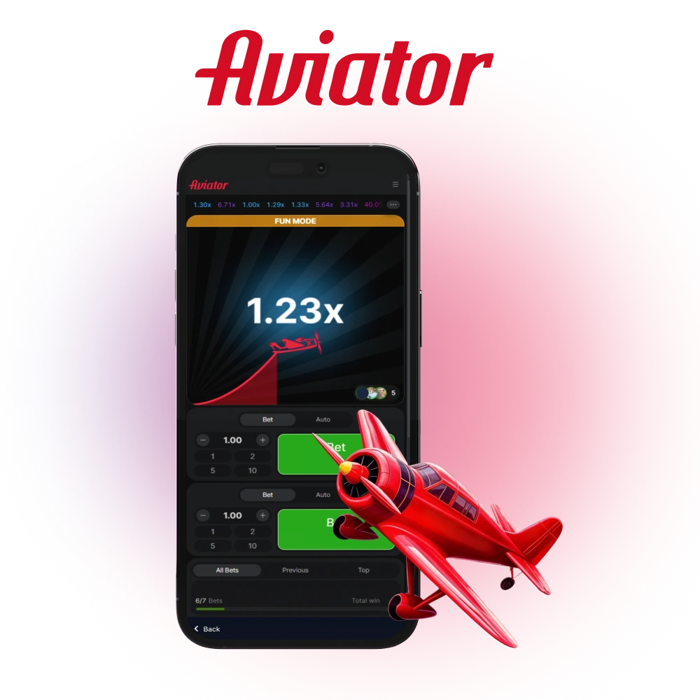 Place your bets in real time and enjoy playing Aviator.