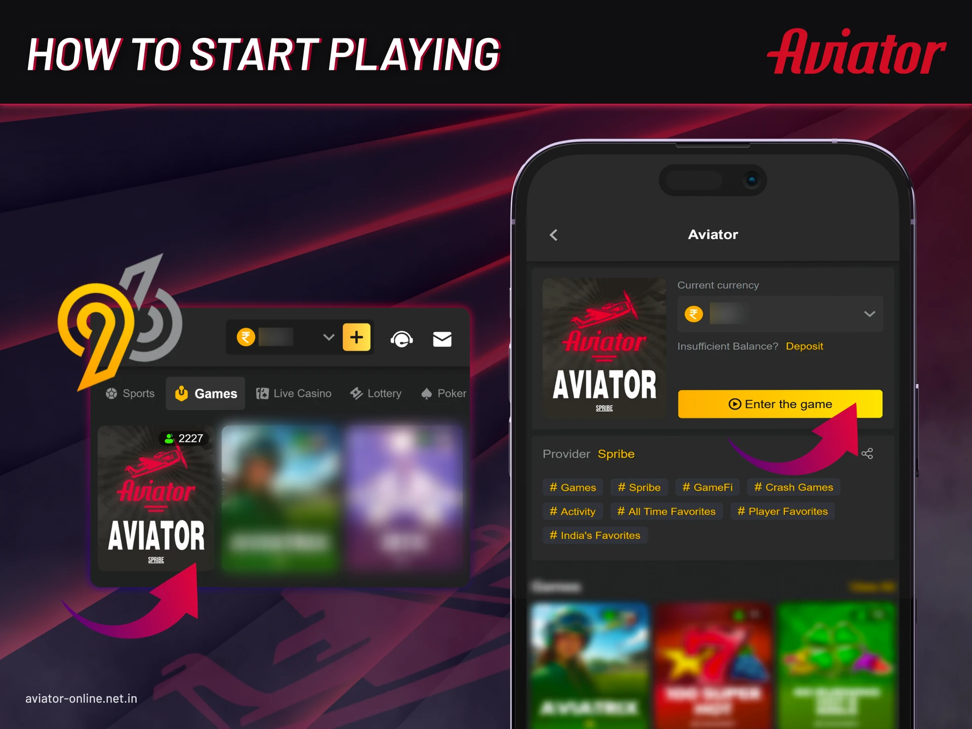 Easy steps for a quick start in the Aviator game on 96In.