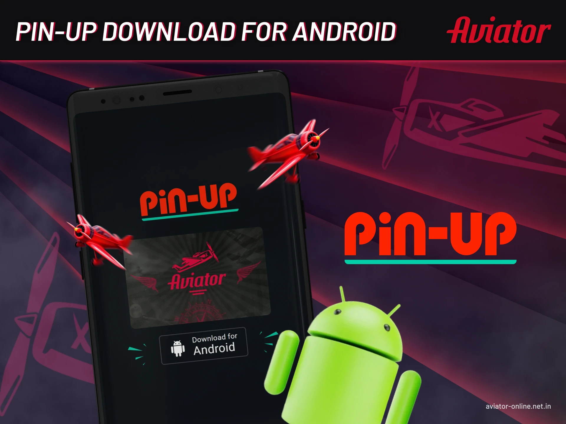 Step-by-step instructions for downloading the Pin-Up app on your Android device.