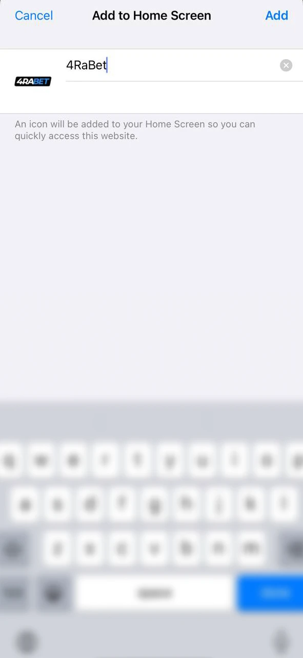 Choose a name for your app and enjoy the game.