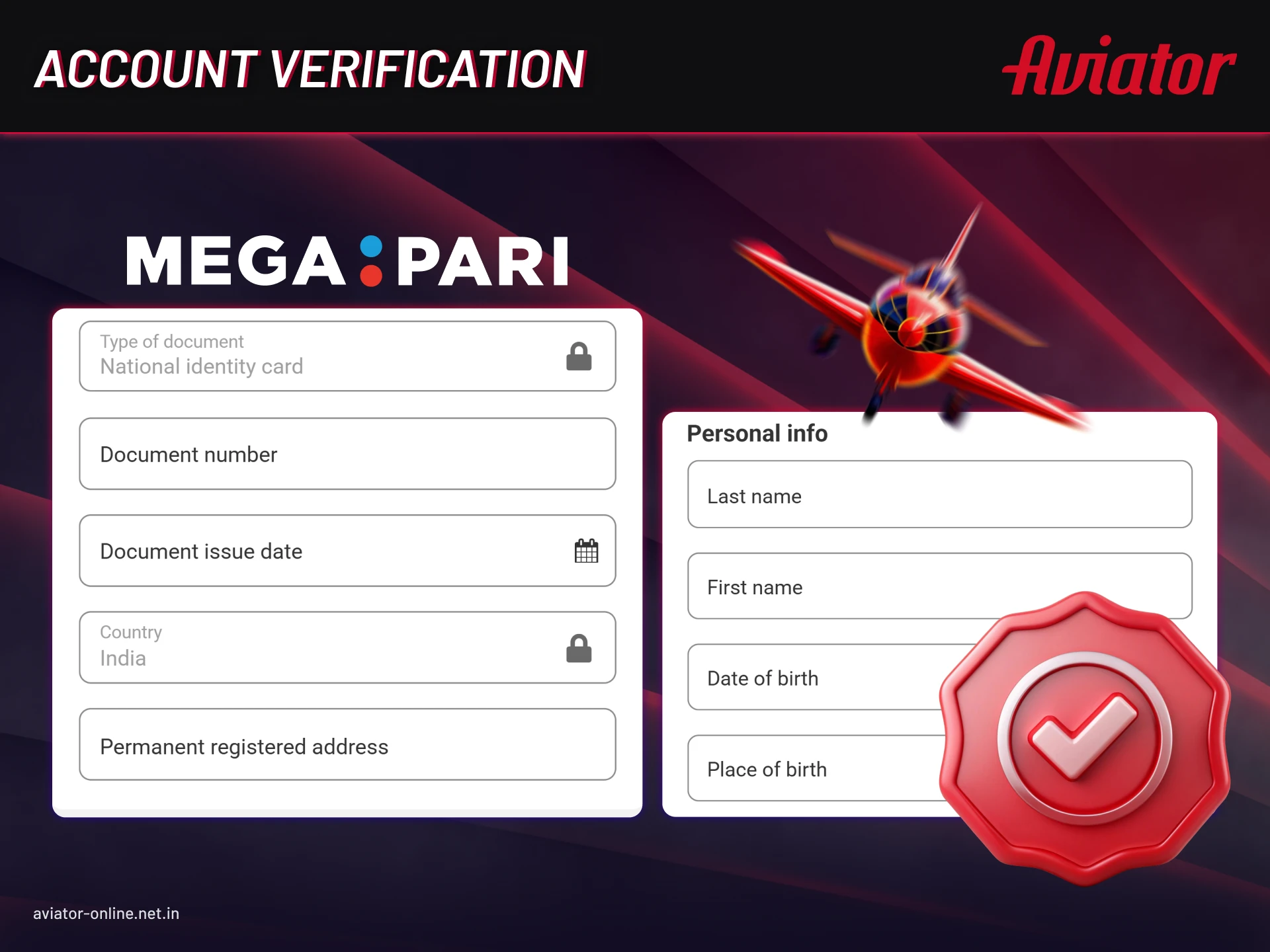 Complete KYC verification in Megapari app to secure your account and start playing.