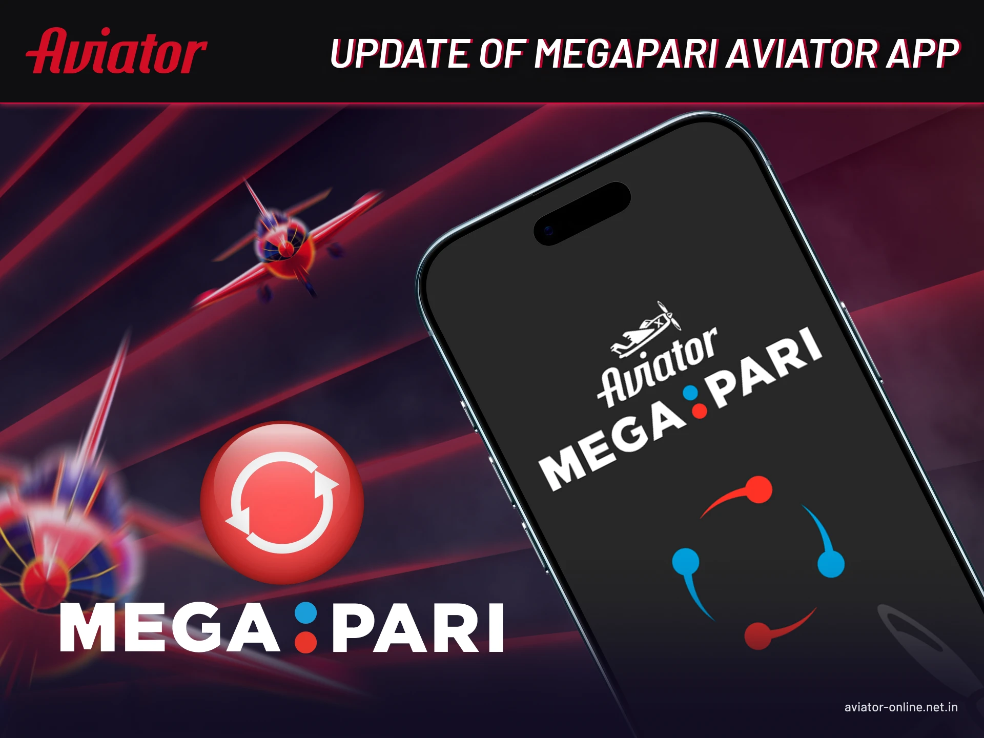 Megapari Aviator app update guide for Android and iOS devices.
