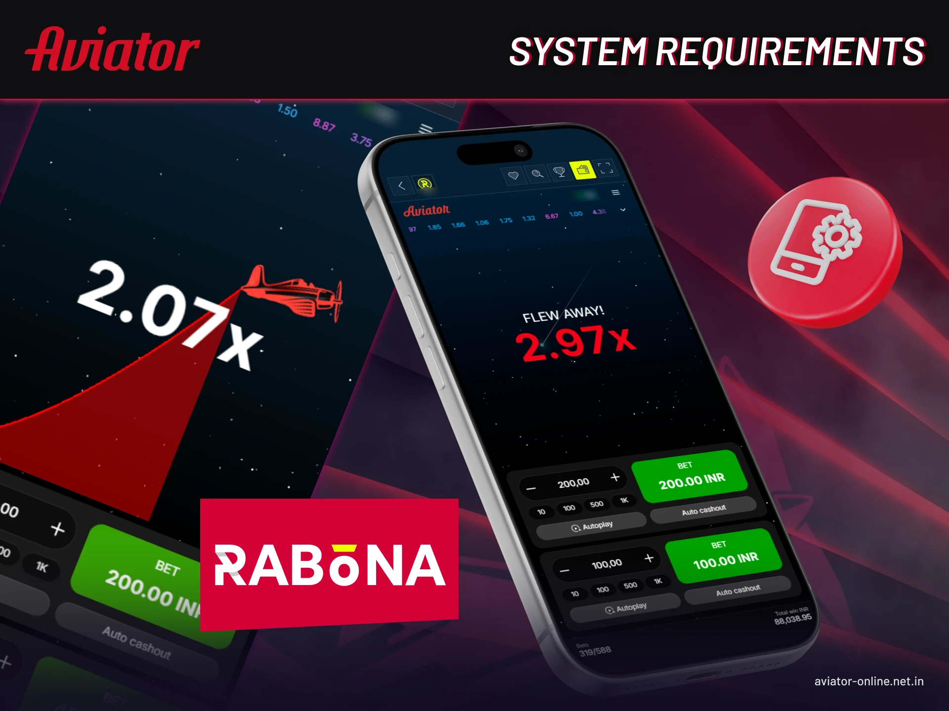 Learn more about the requirements for downloading the Rabona app on your mobile device.