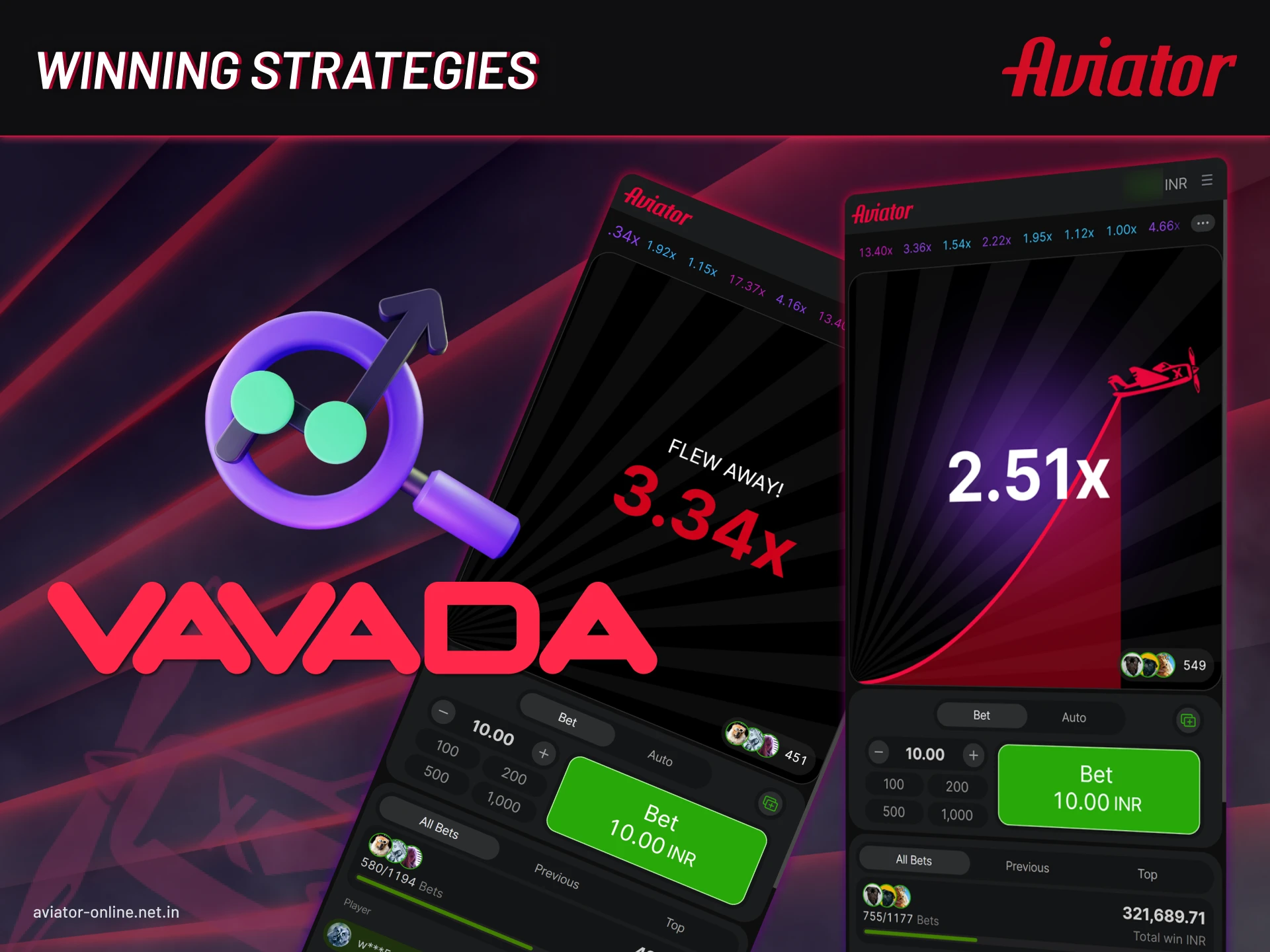 Learn how to manage bankroll and apply winning strategies in Vavada Aviator game.