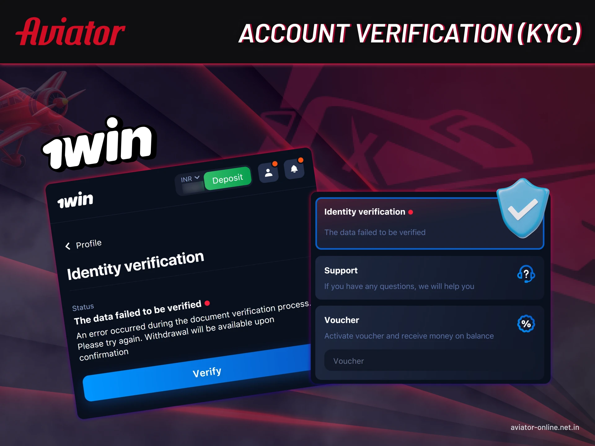 Verify your account and stay protected.