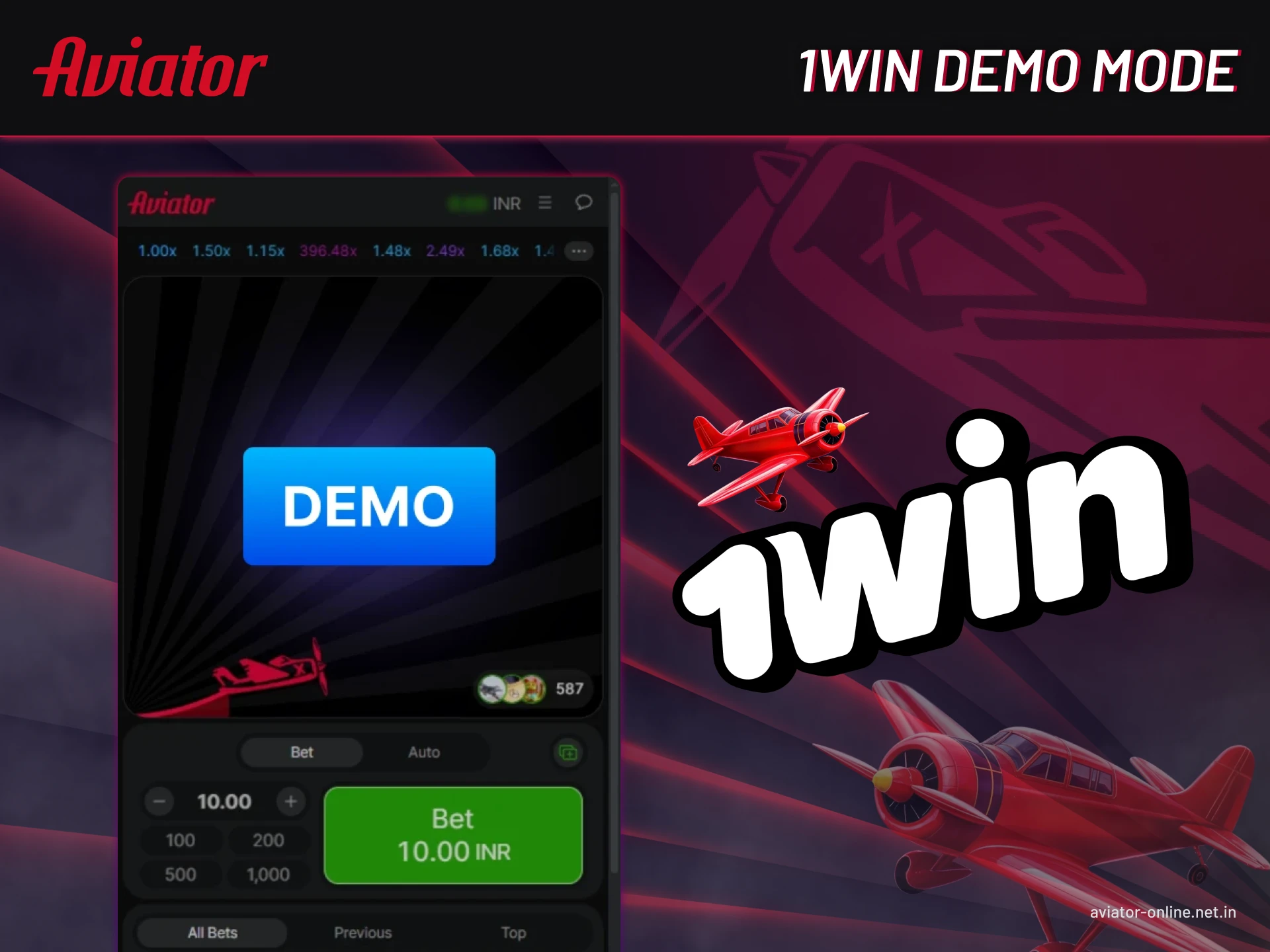 Try playing in demo mode and familiarize yourself with the rules without any risks.