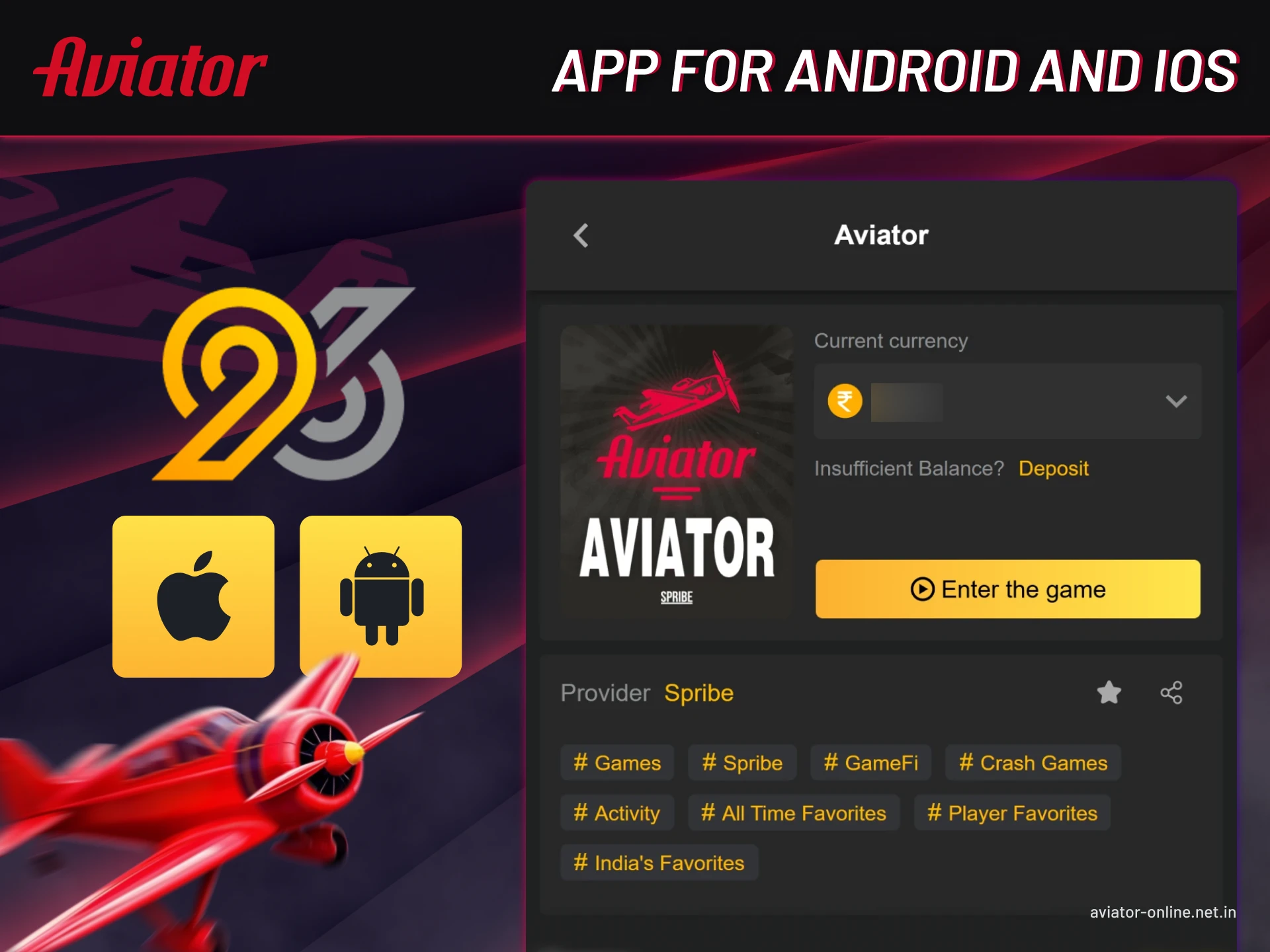 You can download the 96In app on Android and iOS.