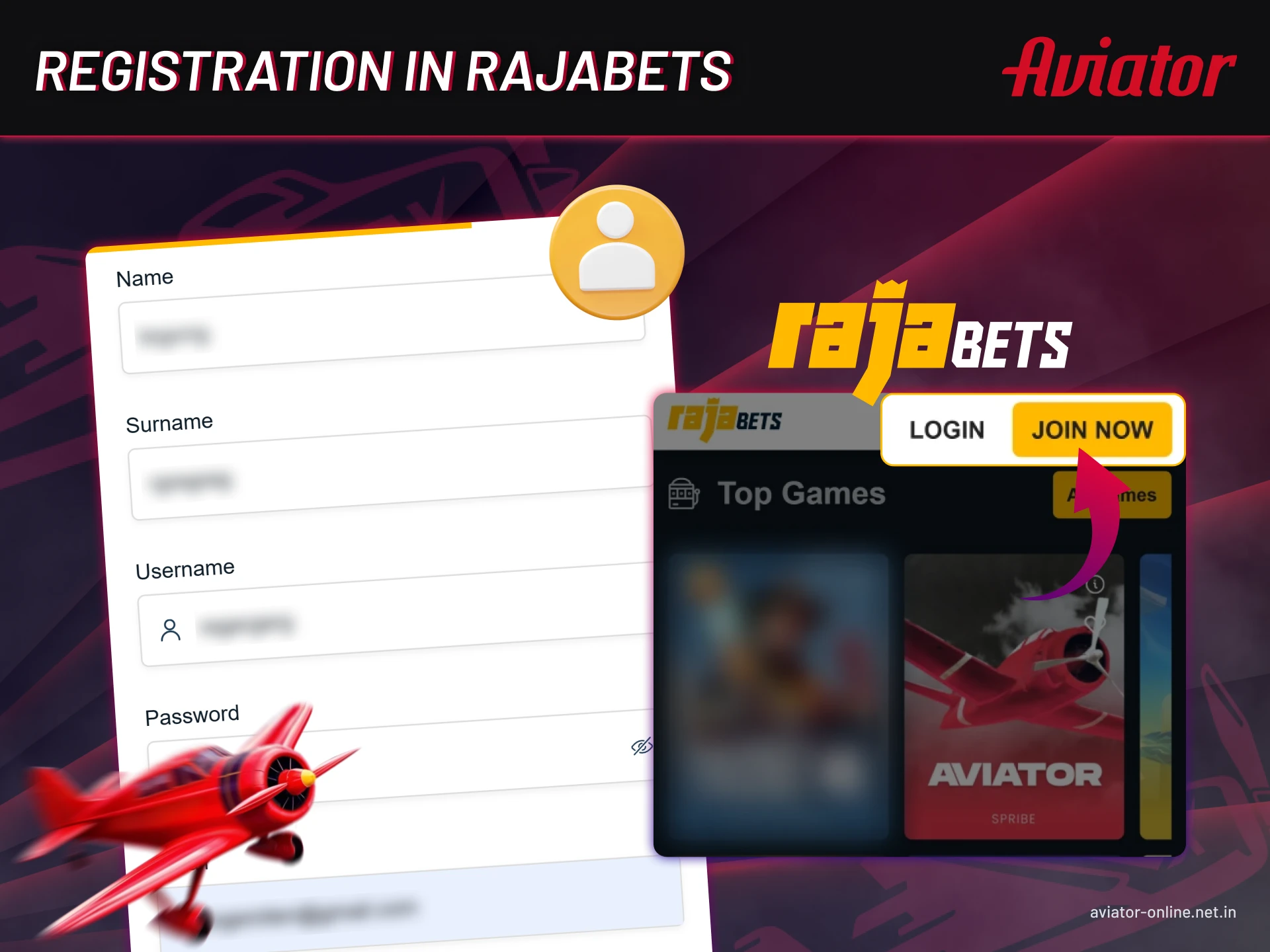 Simple steps to register an account on Rajabets.