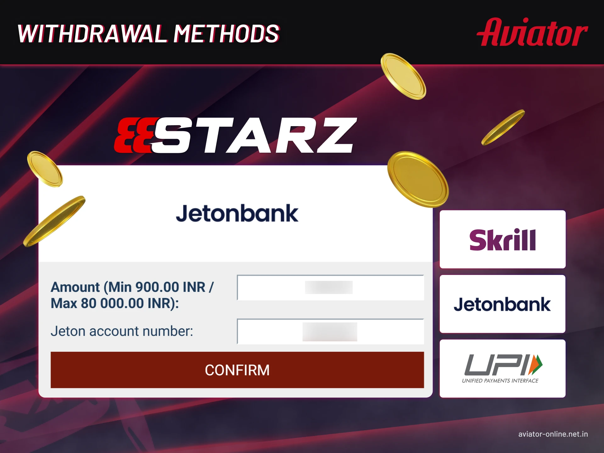 Learn how Indian players can withdraw money from 888starz with various convenient options.