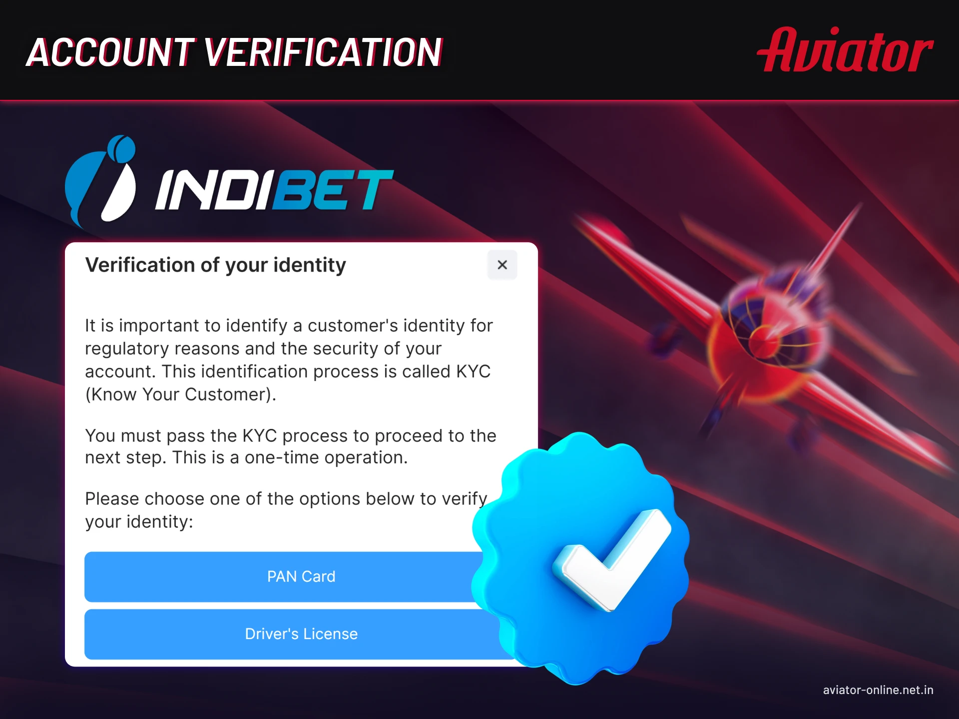 How to complete KYC verification in Indibet mobile app for safe transactions.